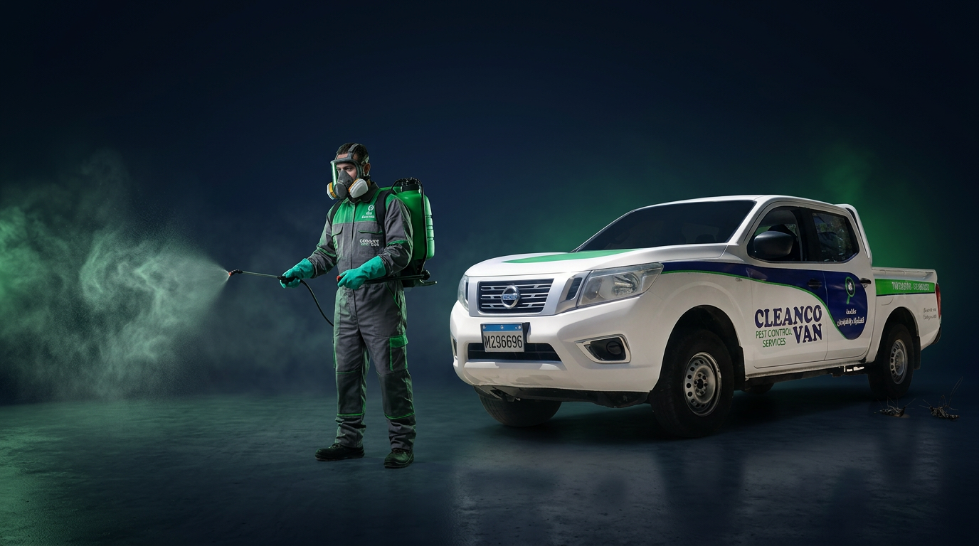 CleanCo Van hero background
